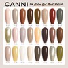 CANNI 30Pcs 9ML Hema-free Gel Nail Polish Set,Nude Brown Red
