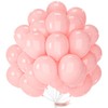 PartyWoo Light Pink Balloons 50 pcs 12 Inch Pastel Baby