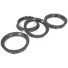 4x Centring Rings 72.5 x 63.4/72 5 to 63 4