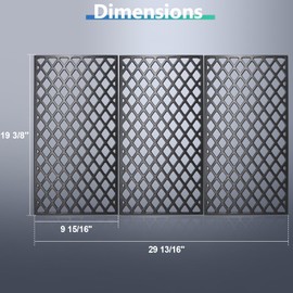 Hiorucet Cast Iron Grill Grates for Traeger 780 & Pro 780 Pellet Grills and Traeger Ironwood 885, HDW436, HDW443, KIT0451 Cooking Grid Grates for Traeger Grill Replacement Parts, 3 Pack.