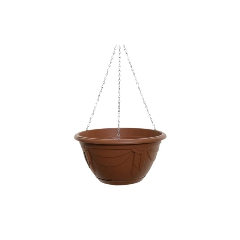 Whitefurze G02074 32cm Venetian Hanging Basket - Terracotta