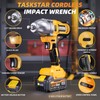 1000N Cordless Impact Wrench 1/2 inch, Brushless Motor, Built-in LED,