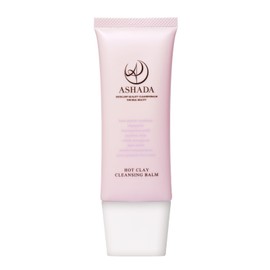 ASHADA Hot Clay Cleansing Balm, 2.1 oz (60 g), Sheep Membrane Extract, Makeup Removal, Face Wash, Nose, Pores, Lava Clay, Moisturizing, Warm, Dry, Fine Wrinkles, Citrus Scent