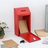 Suggestion Box with Lock and Slot Metal Money Drop Box