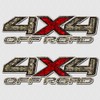 Tundra 4x4 Camouflage Red Hunting Decal Set Tacoma Stickers
