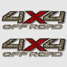 Tundra 4x4 Camouflage Red Hunting Decal Set Tacoma Stickers