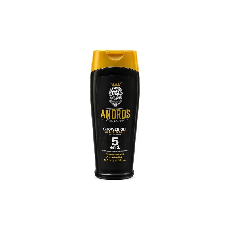 Gel De Ducha Andros 400ml Jabón Líquido Para Hombres Cuerpo