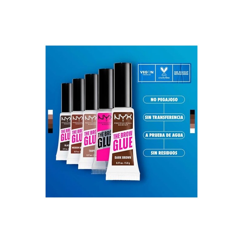NYX Professional Makeup - The Brow Glue Gel de Cejas,