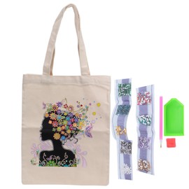 Diamond Painting Tote Bag Practical Colorful Special for Schoolbag Storage Picnic Travel GiftsBB024