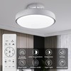 CELAVY Ceiling Fans with Lights and Remote, 19.8 in Flush