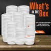 SQUATZ BPA-Free 16 oz Food Storage Containers with Lids –
