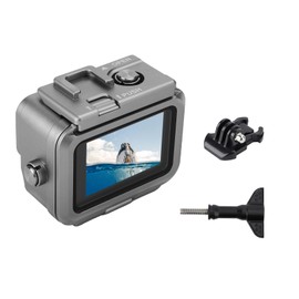 Transparent Underwater Diving Waterproof Housing Case Action Camera Case Cover for GoPro 11/10/9 Black Action Camera with 1/4 Screw Hole