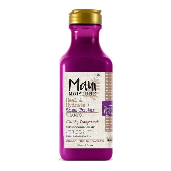 Maui Moisture Heal & Hydrate Shea Butter Shampoo For Dry, Damaged Hair
                            385 mL