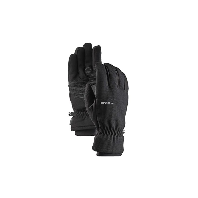 Head Waterproof Hybrid Gloves (Medium, Black)