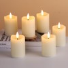 Eywamage Ivory Flameless Votive Candles with Timer Batteries Set of