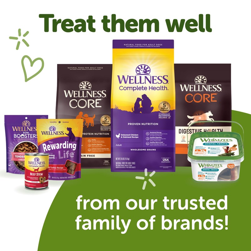 Wellness WHIMZEES Value Pack Dog Dental Treat, Chews, Freshens Breath,