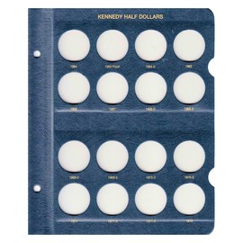 Whitman US Kennedy Half Dollar Coin Album 1964 - 2002 #9127