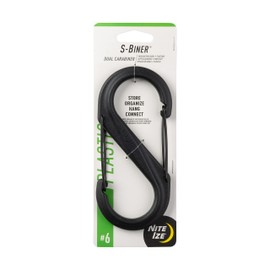 Carabiner, 1-9/53 In., Glass Filled Nylon