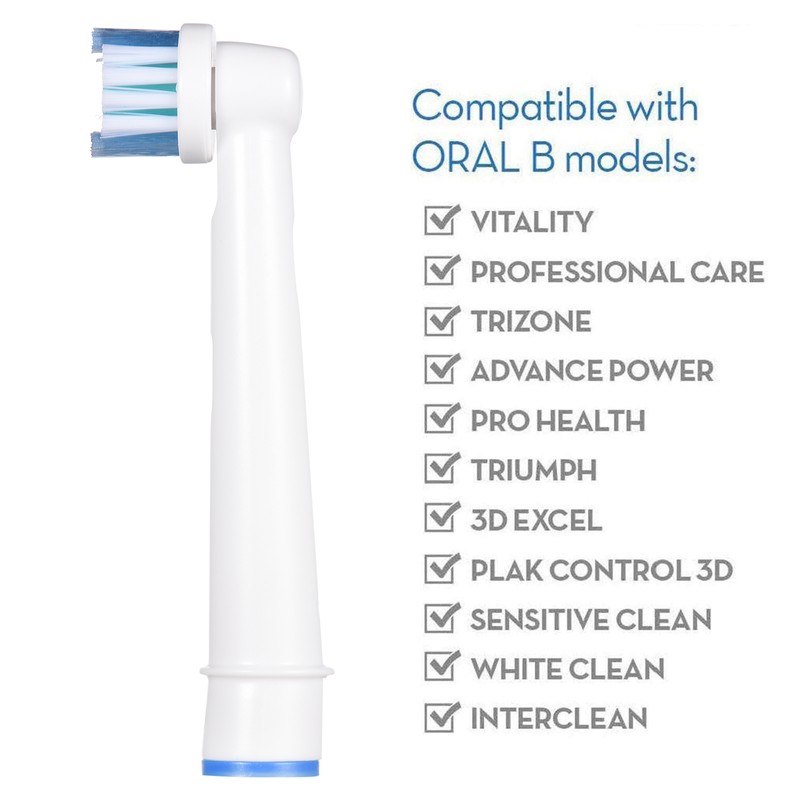 12pcs Electric Toothbrush Head Compatible with Oral B Electric Toothbrush