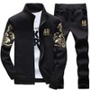 AOTORR Chándal deportivo para hombre, casual, con cierre completa, cálido,