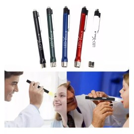 LED-VIEW Lampara Tipo Pluma De Bolsillo Examen Diagnostico Luz Medico Color Blanco