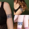 GZBH23 24 Temporary Bracelet Tattoo Rose Tattoo Butterfly Tattoo Semi-Permanent