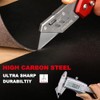 HAUTMEC 100 Pack Utility Knife Blades, Standard Box Cutter Blades