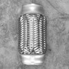 2 x 6in Car Exhaust Flexible Pipe Stainless Steel Weld