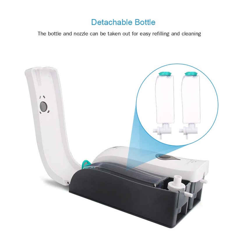 Decdeal Manual Soap Dispenser Double Head Bathroom Kitchen Hotel 300ml