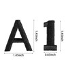 Yymobt 72 Pieces Iron on Letters and Numbers Patches Alphabet