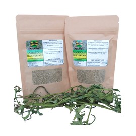 Nalego Jamaican Vervain Herbal Loose Tea - 100% Wildcrafted Verbena Herb - Vervine (Stachytarpheta Jamaicensis) (2 Ounce)