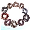 IWOWHERO 10pcs Leopard Hair Ties Stretchy Elastic Hair Accessories for