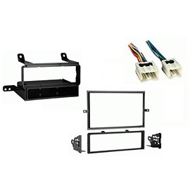 Harmony Audio Compatible with Nissan Frontier XE SV 2009 2010 2011 2012 Without Options DIN Stereo Harness Radio Dash Kit