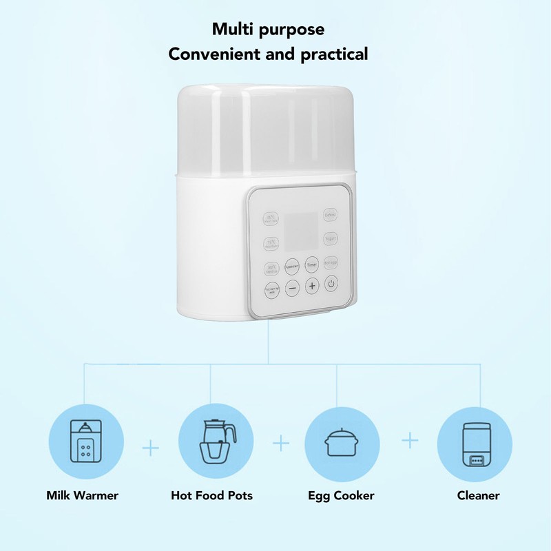 2 In 1 Double Bottle Heater Multi Functional Cleaning Automatic