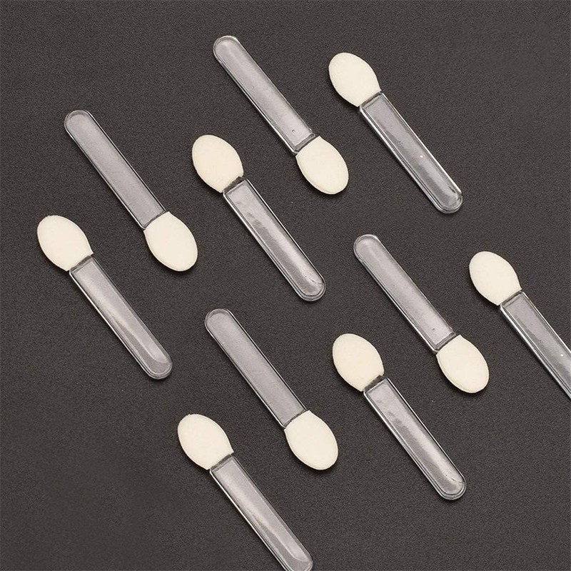 10 Pcs Eyeshadow Applicator Eyeshadow Brush Makeup Tools, Dual Sides