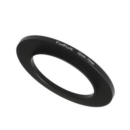 Fotodiox Metal Step Up Ring, Anodized Black Metal 52mm-72mm