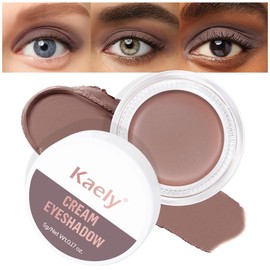 Kaely Cream Single Eyeshadow Makeup, Stone Matte Highly Pigmented Monochrome Eye Shadow Pallette, Waterproof Natural Mini Eyeshadow Brightener, sombras en crema para ojos, Blendable, 22