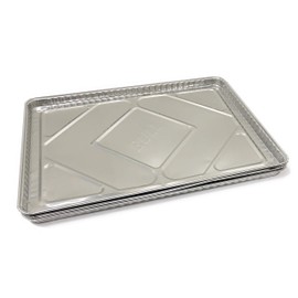 Bull Outdoor Products 24268 Grease Tray Liner, Silver, 12 Pack, for 30" Bull Grills