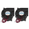 Sourcingmap 75x75x30mm 2Pin 24V Black Blower Cooling Fan for Desktop