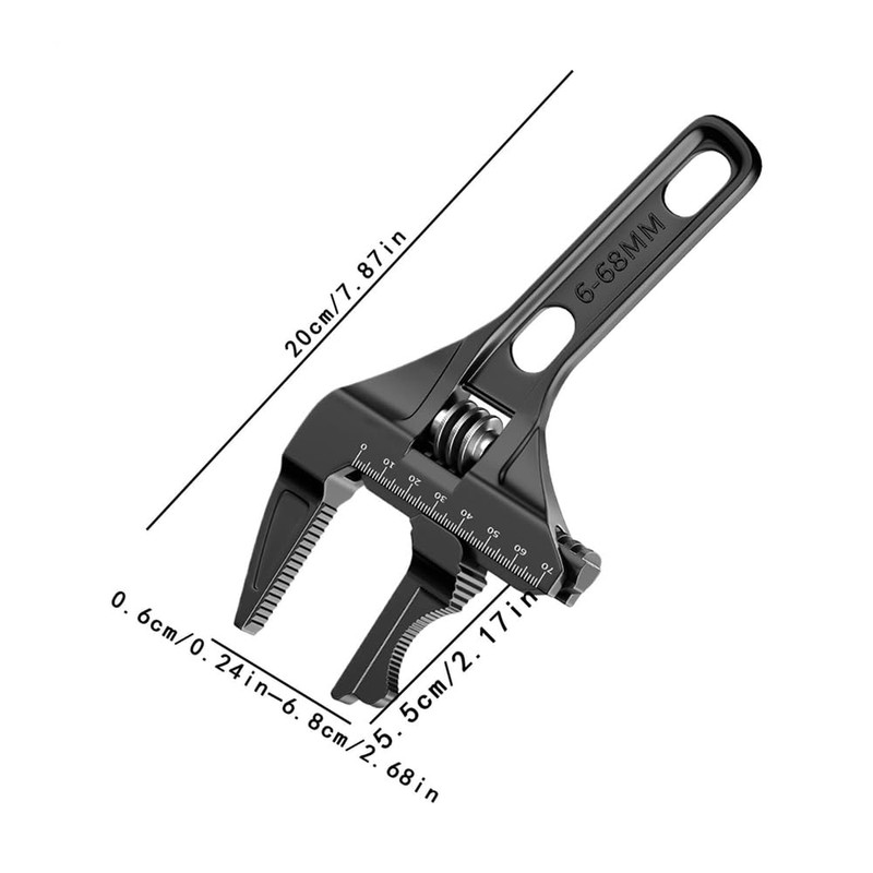 Laroal Adjustable Monkey Wrench Monkey Wrench Tool Crescent Wrenches Tools