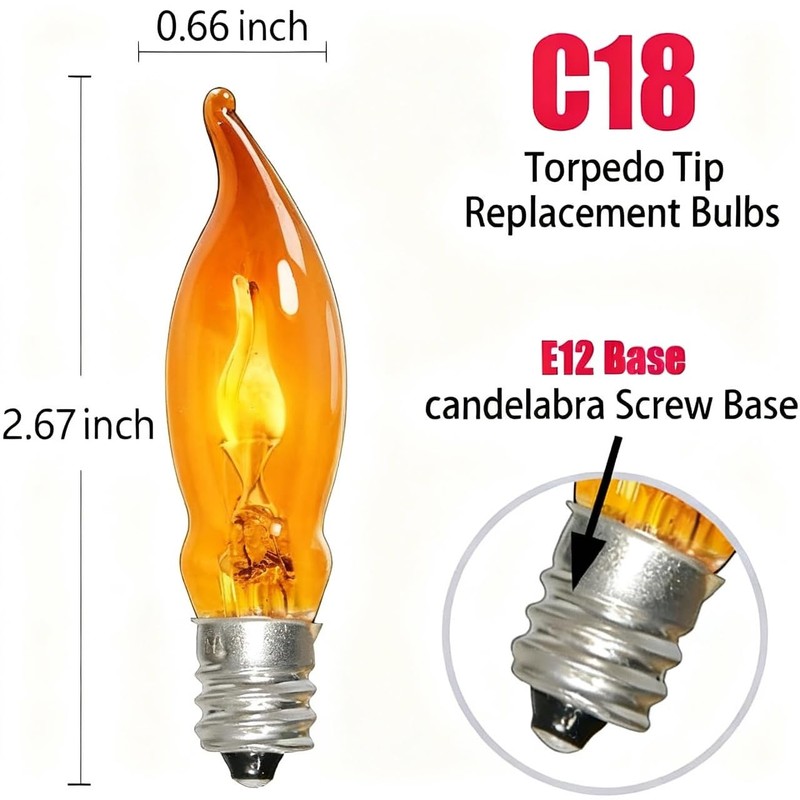Flicker Flame Light Bulbs, Flicker Flame Shaped Light Bulbs, Flickering