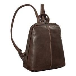 STILORD 'Calla' Leather Backpack Women's Small Elegant Backpack Women City Daypack Backpack Modern Leather Bag Small Daypack 10-11 Inch Tablet Backpack Genuine Leather, Torres - Brown, vintage