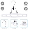 Premium Skirt Hangers 2-Pack - Thin Space-Saving Skirt Hanger Set