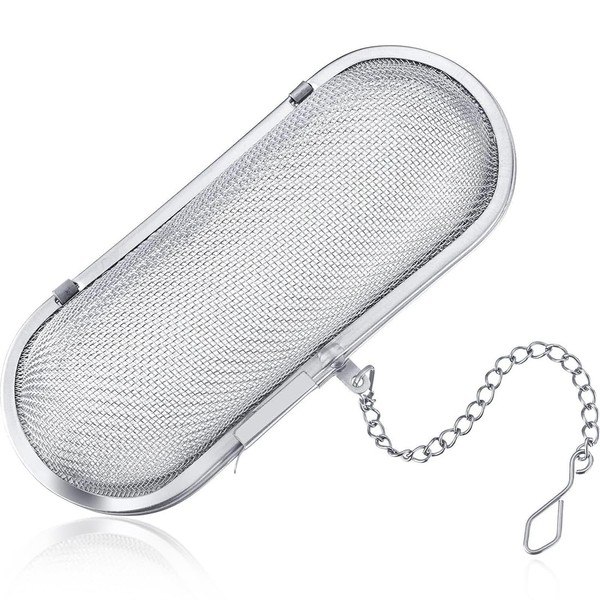 AAED Spice strainer, tea strainer, stainless steel, tea strainer, vegetable strainer, 1 piece, robust and durable, easy tea preparation, suitable for catering or home use