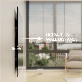 Geckostrol Full Motion TV Wall Mount for Most 32-65 inch Flat Screen/LED/4K TV, TV Mount Bracket Dual Swivel Articulating Tilt 6 Arms, Max VESA 600x400mm, Holds up to 132lbs, Fits 12” 16" Wood Studs