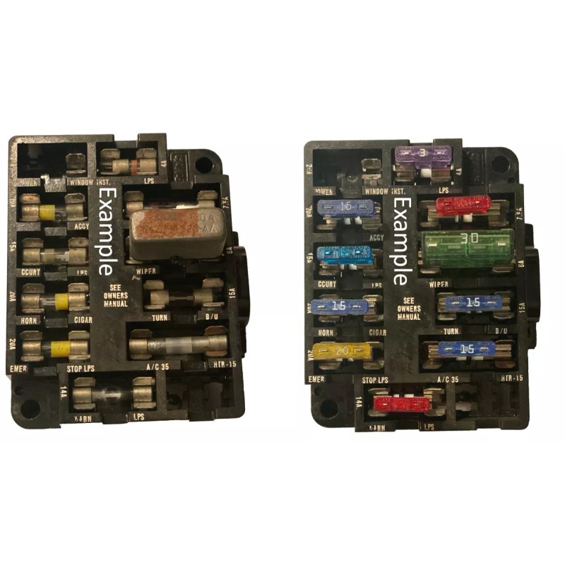 Flex-Fuse Round Glass Fuse Converter To Blade