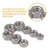 Vigrue 182 piece lock nuts, set of 304 stainless steel