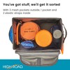 High Road Car Storage Organizer with Lid, Multipurpose Back or