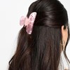 Canitor Hair Claw Clips for Women Bow Marbled Diamond Hair