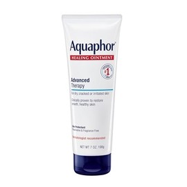 Aquaphor Ungüento Curativo de Terapia Avanzada, Protector de la Piel, Hidratante para Piel Seca, Tubo de 7 Onzas